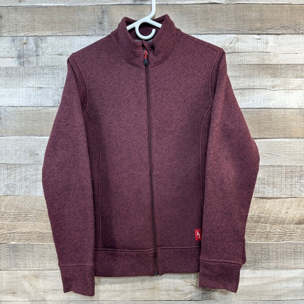 Eastern‎ Mountain Sports Roundtrip Trek Fleece Jacket Plum Full Zip Womens M